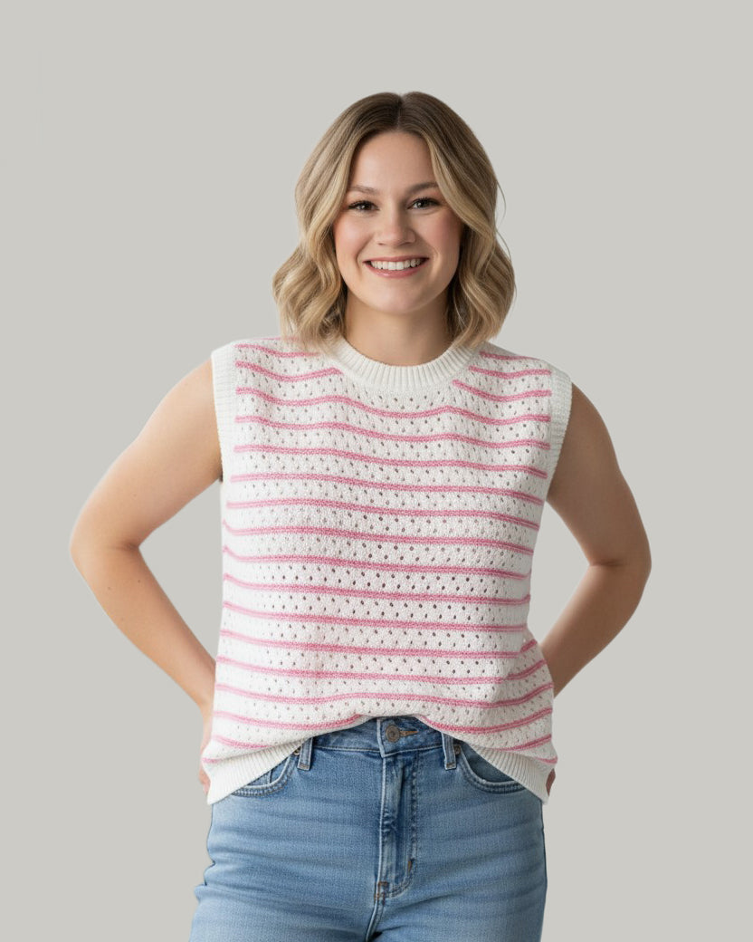 striped-sleeveless-pullover-vest