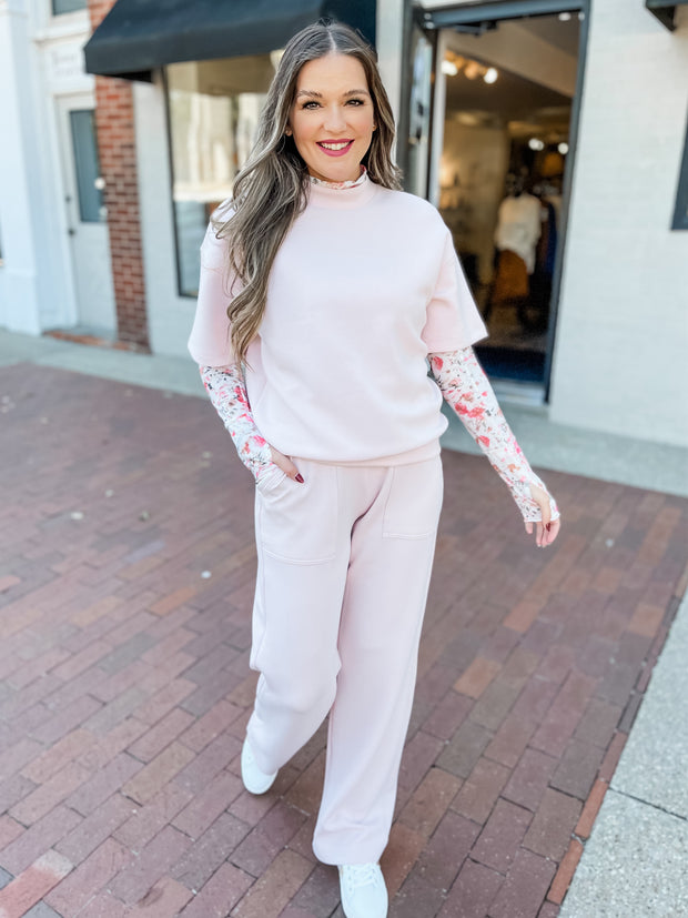 Baby Pink Modal Pants