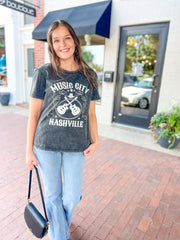 Charcoal Music City Graphic Tee