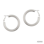 Tube Hoop Earrings