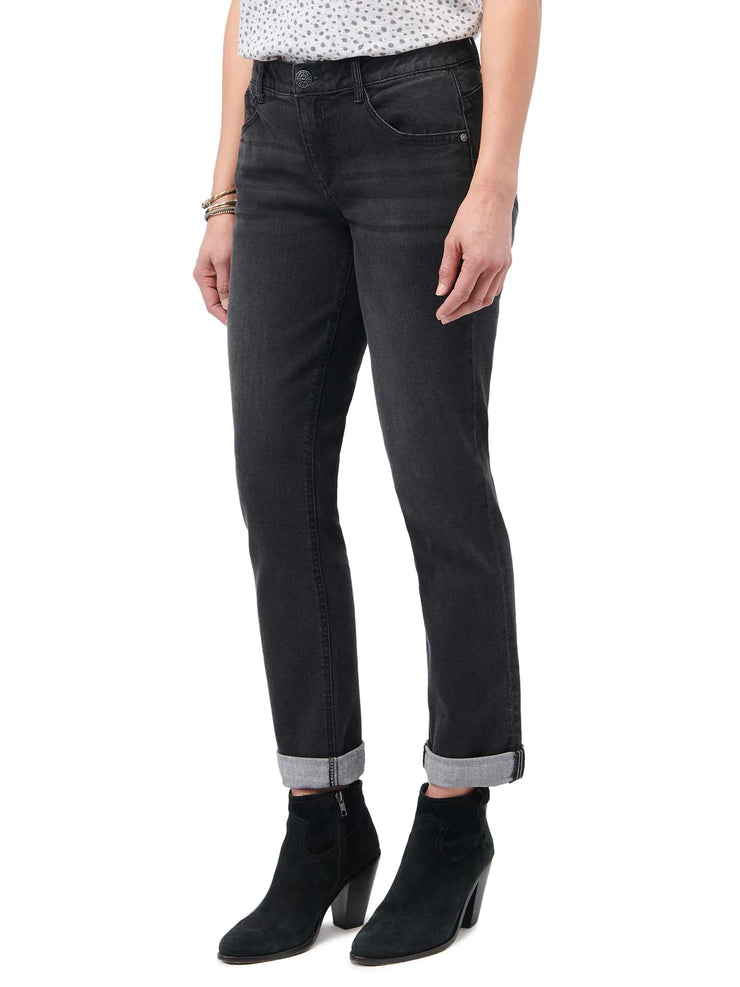 Democracy AbSolution Black Cuffed Girlfriend Jean