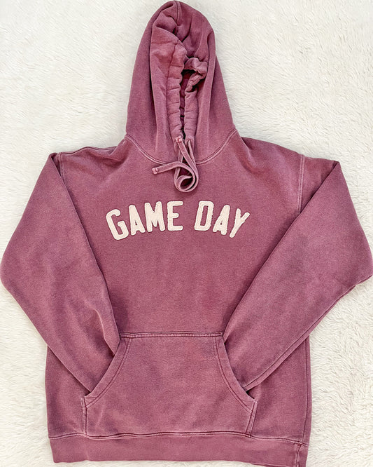 Maroon & Cream Game Day Hoodie