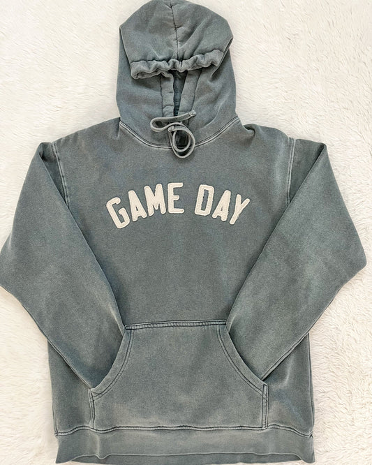 Green & White Game Day Hoodie