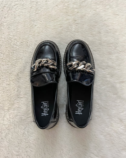 Black Patent Platform Loafers