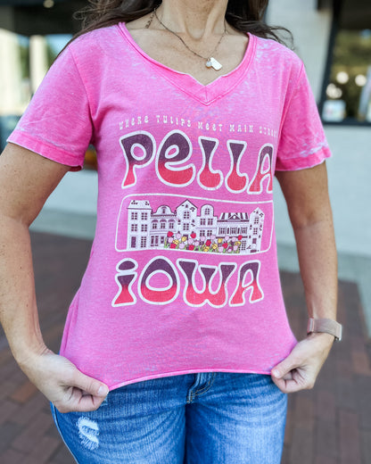 Tulips Meet Mainstreet Pella T-Shirt