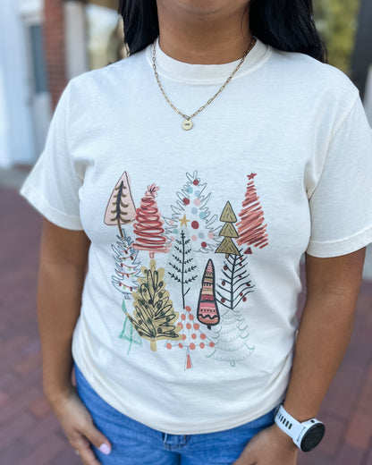 Boho Christmas Tree Farm Graphic Tee
