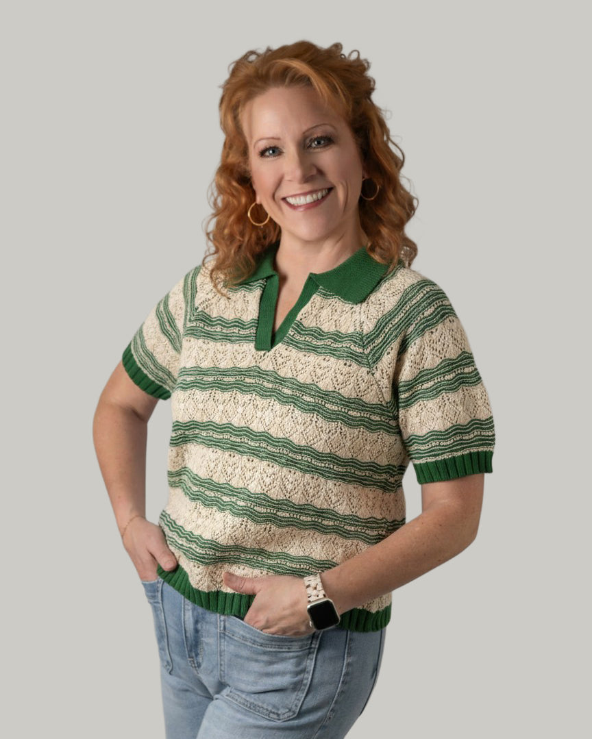 kelly-green-striped-shirt