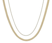 Snake Chain Layered Necklace