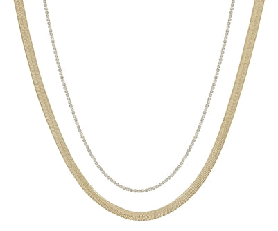 Snake Chain Layered Necklace