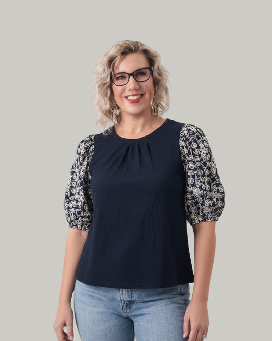 navy-floral-embroidered-sleeve-top