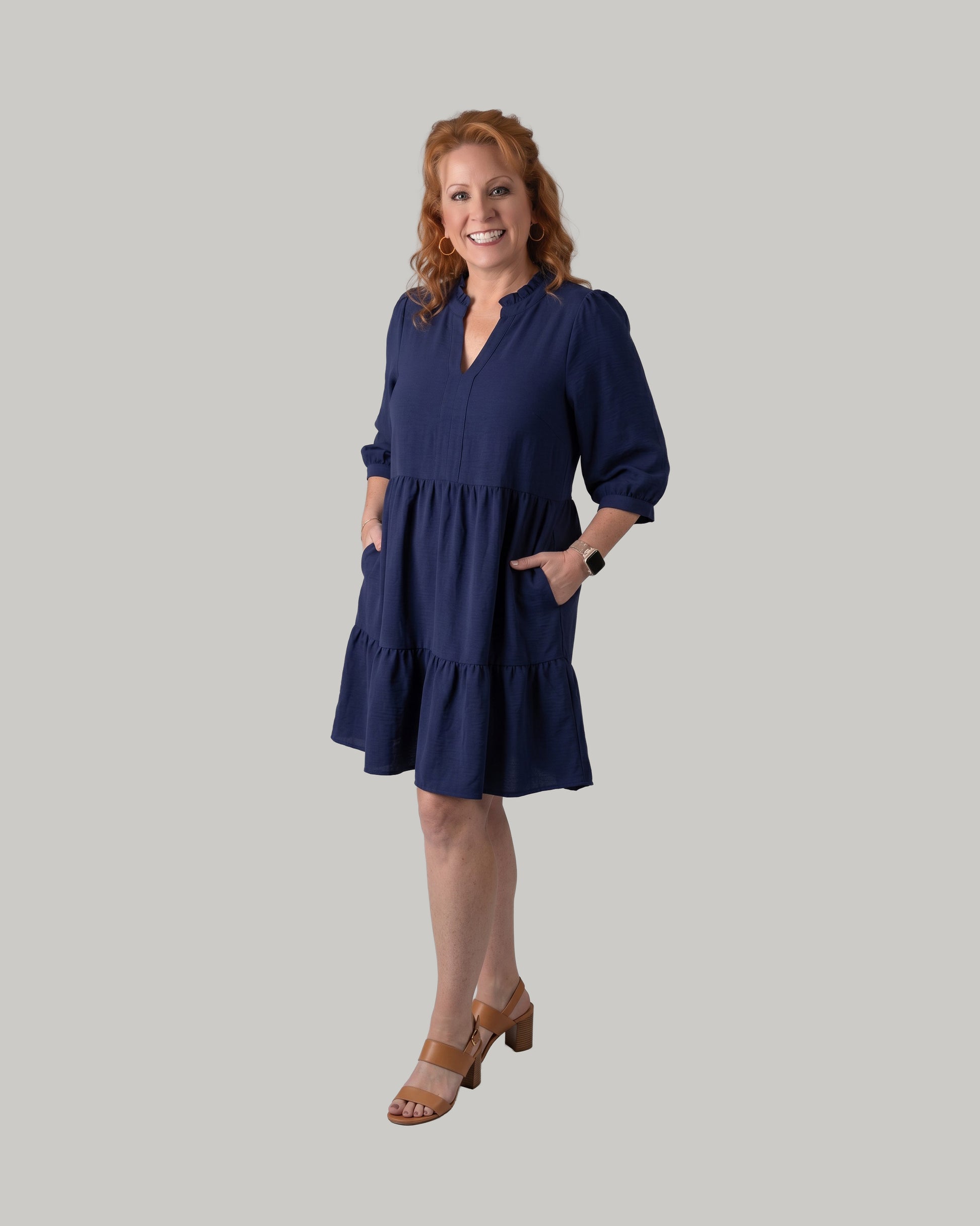 Navy-tiered-dress