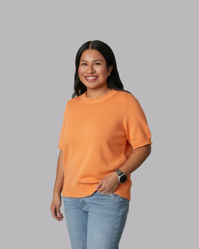 staccato-orange-raw-edge-sweater