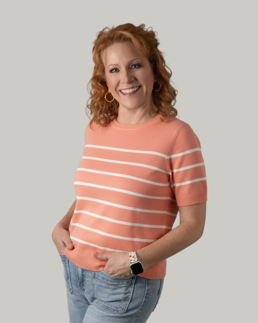 papaya-stripe-short-sleeve-preppy-top