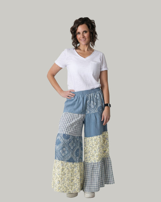 patchwork-wide-leg-pant