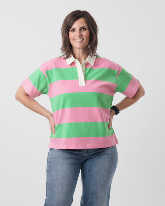 short-sleeve-rugby-green-pink