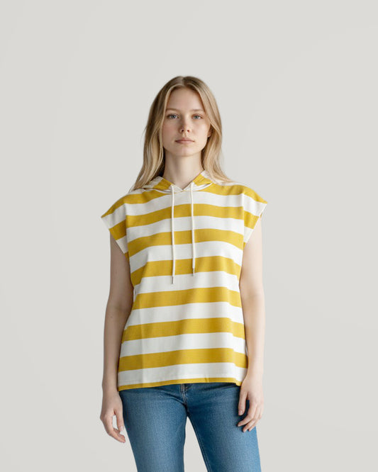 rugby-yellow-stripe-short-sleeve-hoodie