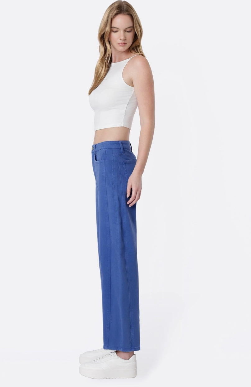 High Rise Barrel "Beaucoup Blue" Jeans