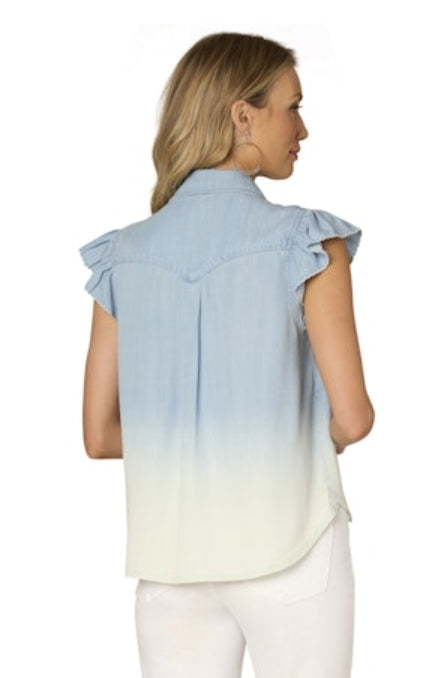 Flutter Sleeve Button Down