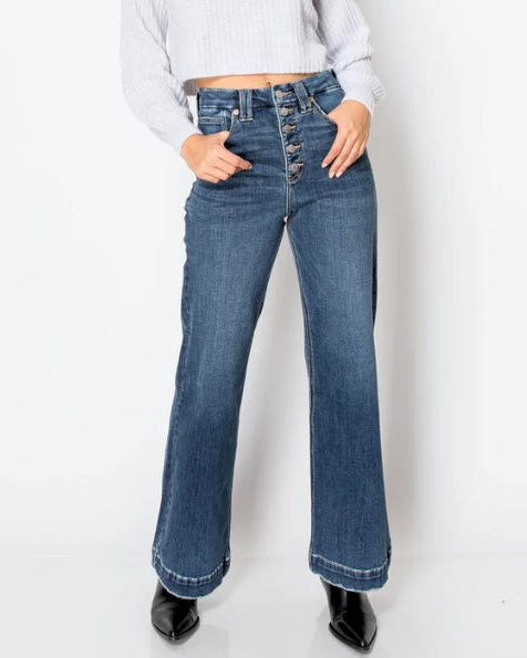 Artemis - Tummy Control 90's Vintage Stretch Wide Leg