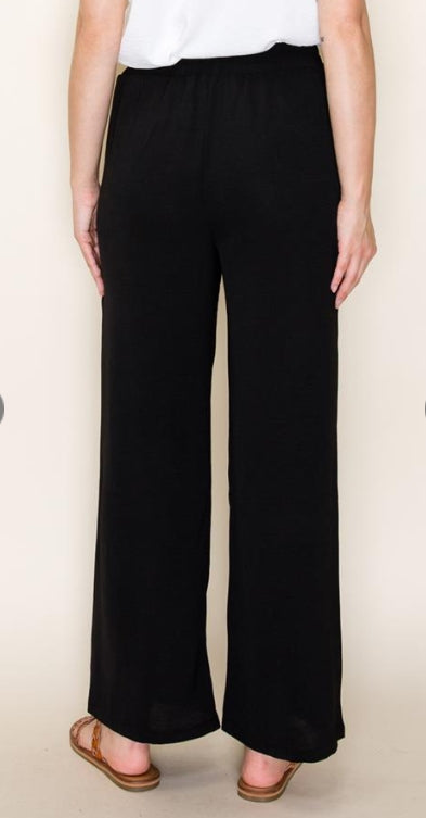 Black Wide Leg Dress Pants