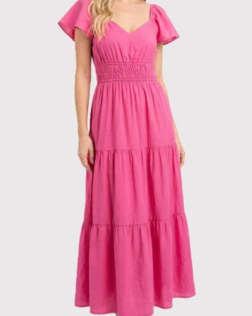 Raglan Sleeve Maxi Dress