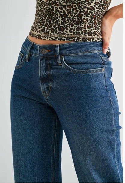 Vulcan Wash Mid-Rise Wide Leg