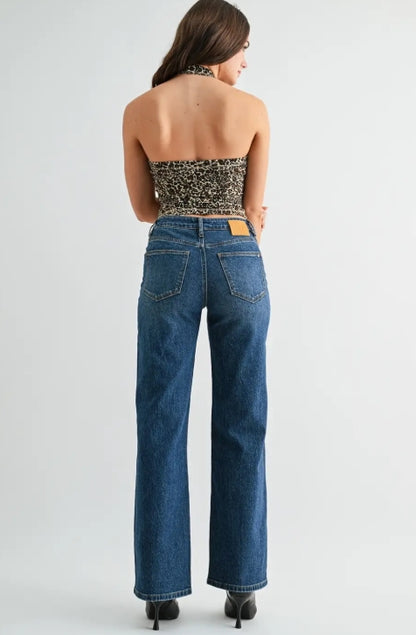 Vulcan Wash Mid-Rise Wide Leg