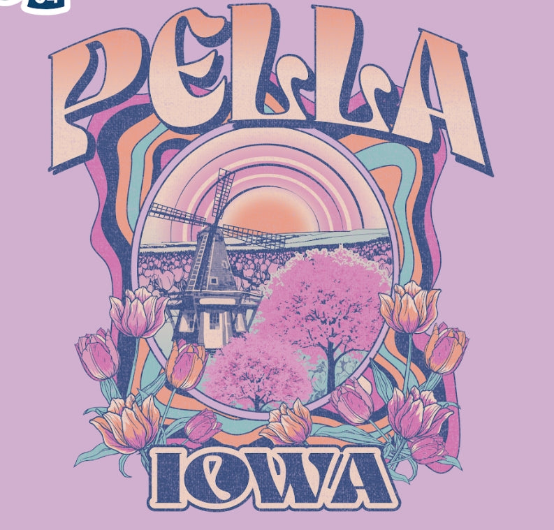 Periwinkle Purple Tulip Time Sweatshirt