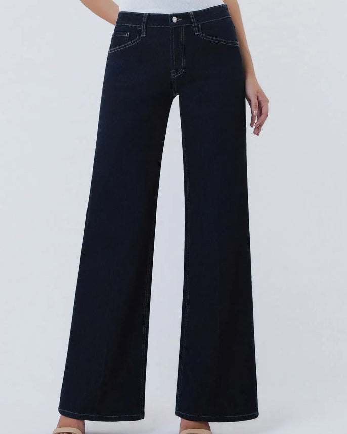 Vervet - Mid Rise Wide Leg Trouser "Surviving"