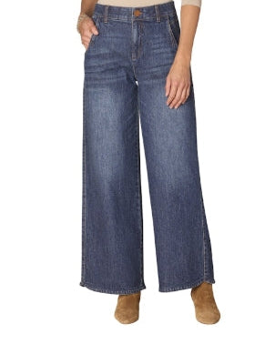 Democracy  - Wide Leg Tulip Hem Denim