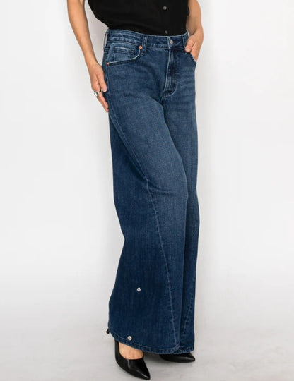 Artemis High Rise A-Line Wide Leg Jean
