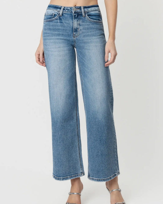Flying Monkey - "Elbe River" High Rise Wide Leg