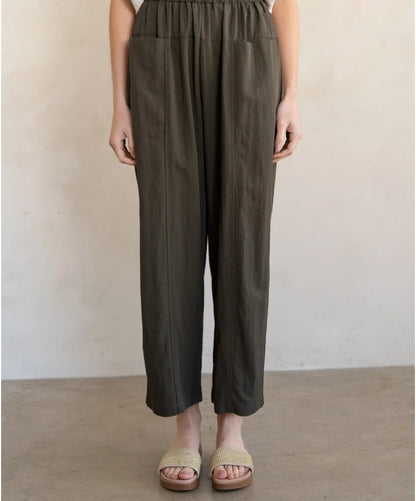 Relaxed Drawstring Dress Pant