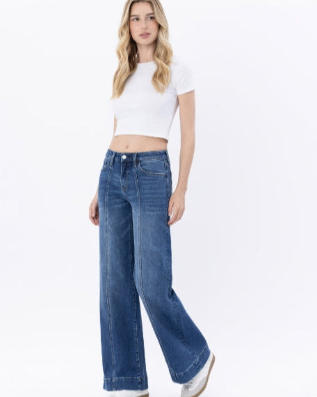 Lovervet - "Moon Bar" High Rise Extreme Wide Leg Trouser