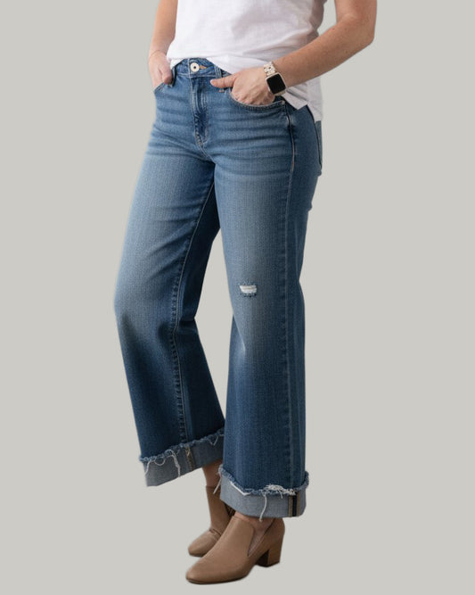Vervet-cuffed-baggy-jeans