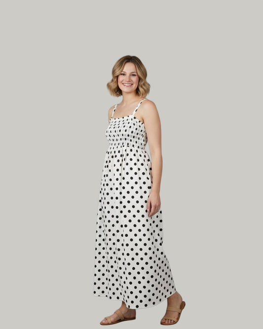 white-black-polka-dot-sun-dress