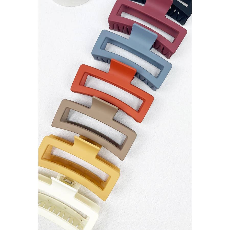 Fall Shades Jumbo Matte Hair Claw Clip