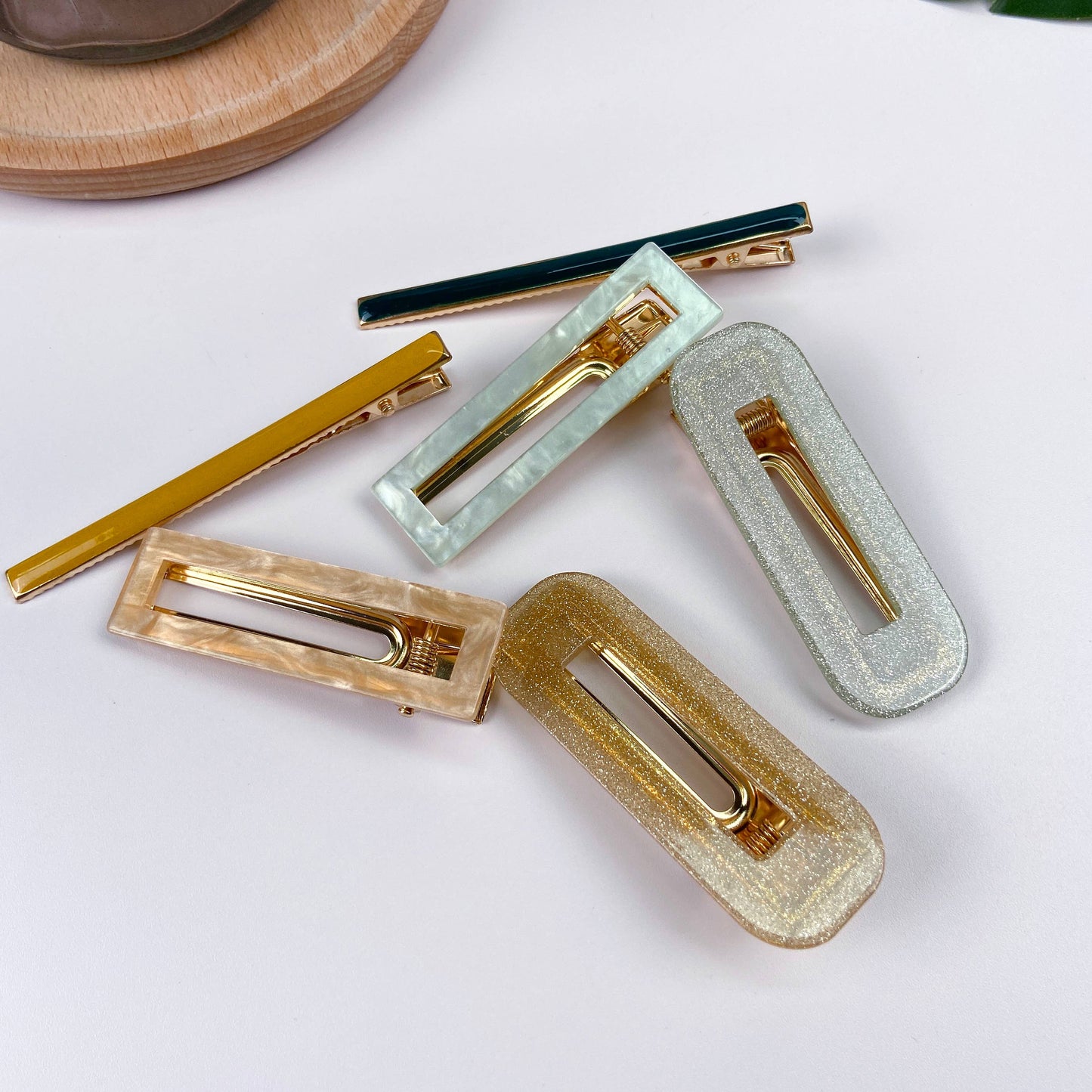 3 pcs simple and cute hair clip