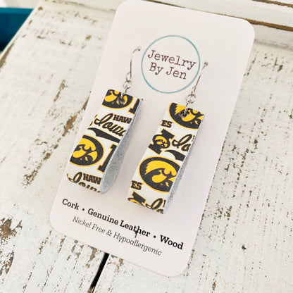 Iowa Hawkeyes Collage Loop Earrings