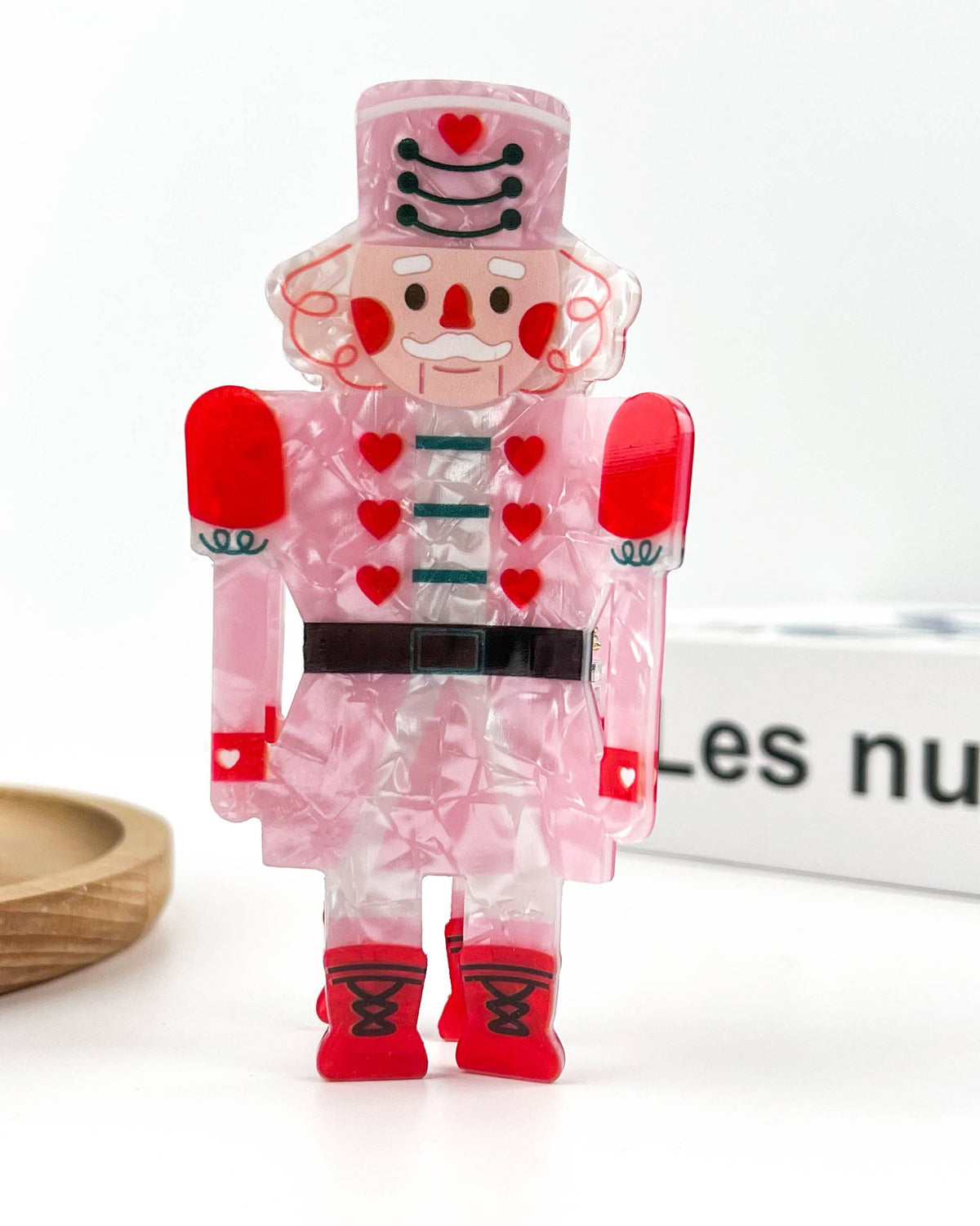 Nutcracker Soldier Hair Claw, Festive Decorative Claw Clip