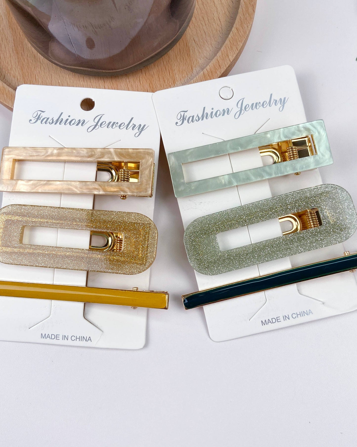 3 pcs simple and cute hair clip