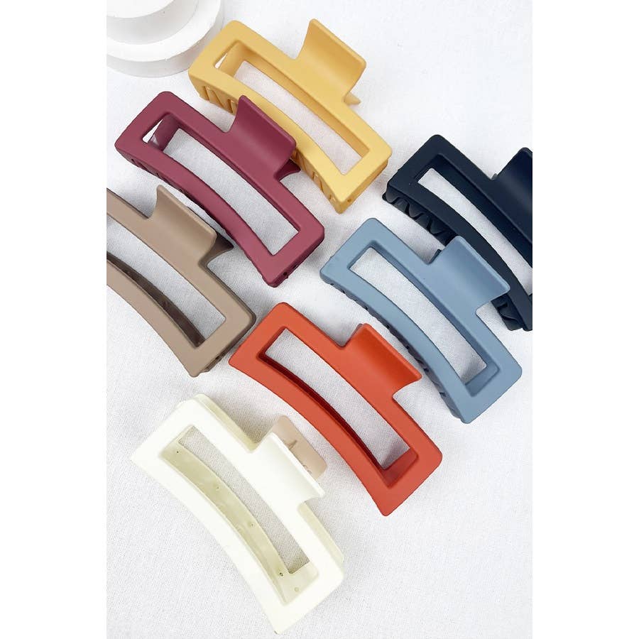 Fall Shades Jumbo Matte Hair Claw Clip