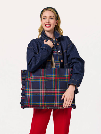 Scottie Ruffle Tote Bag