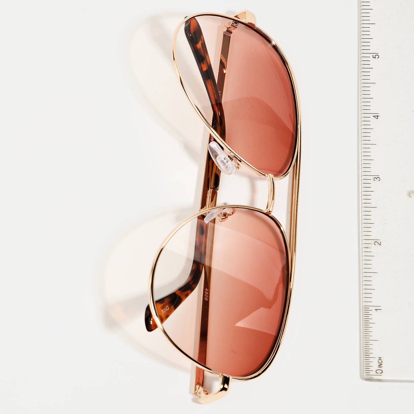 Metal Frame Double Bridge Sunglasses