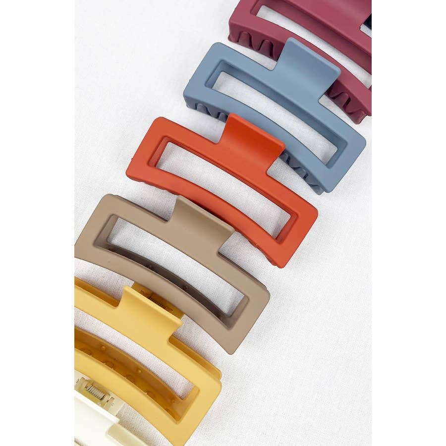 Fall Shades Jumbo Matte Hair Claw Clip