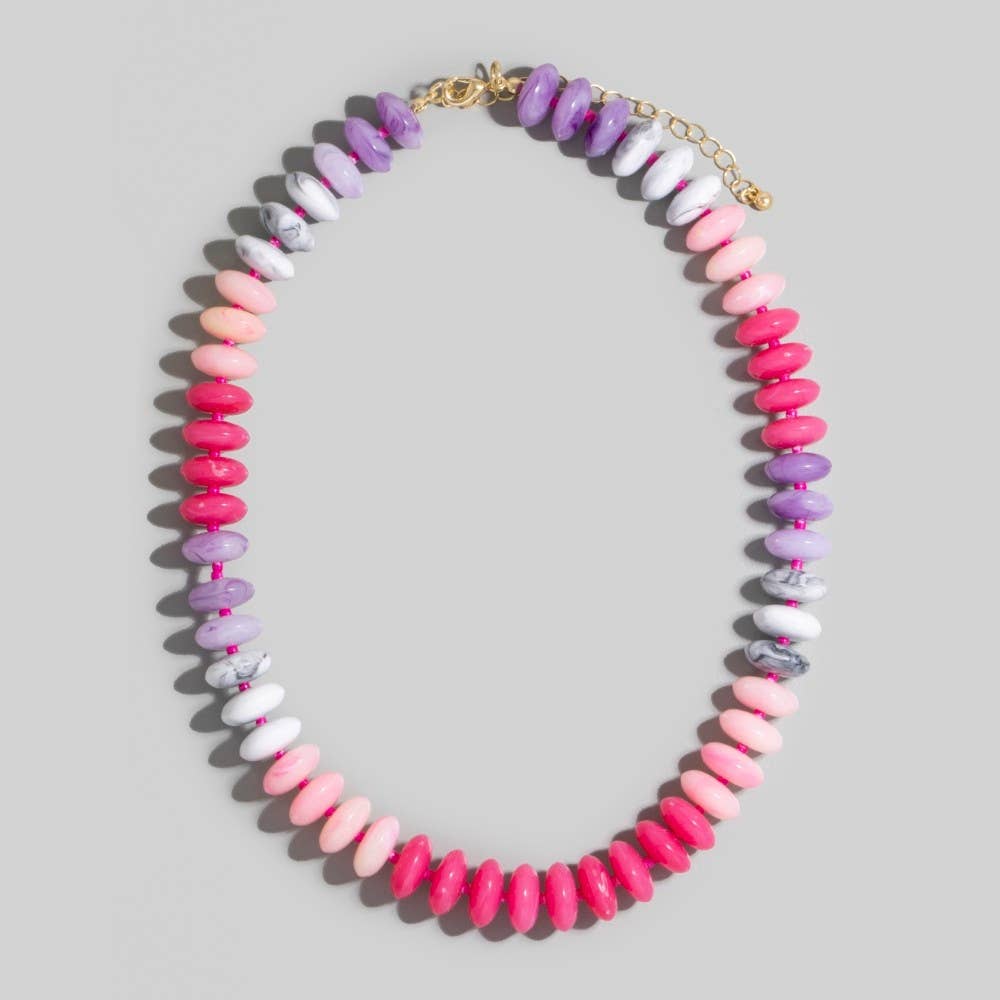 Candy Look Alike Beaded Necklace