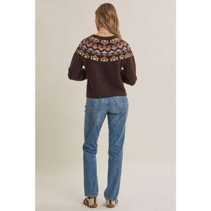 Fireside Nordic Inspired Cardigan Sweater