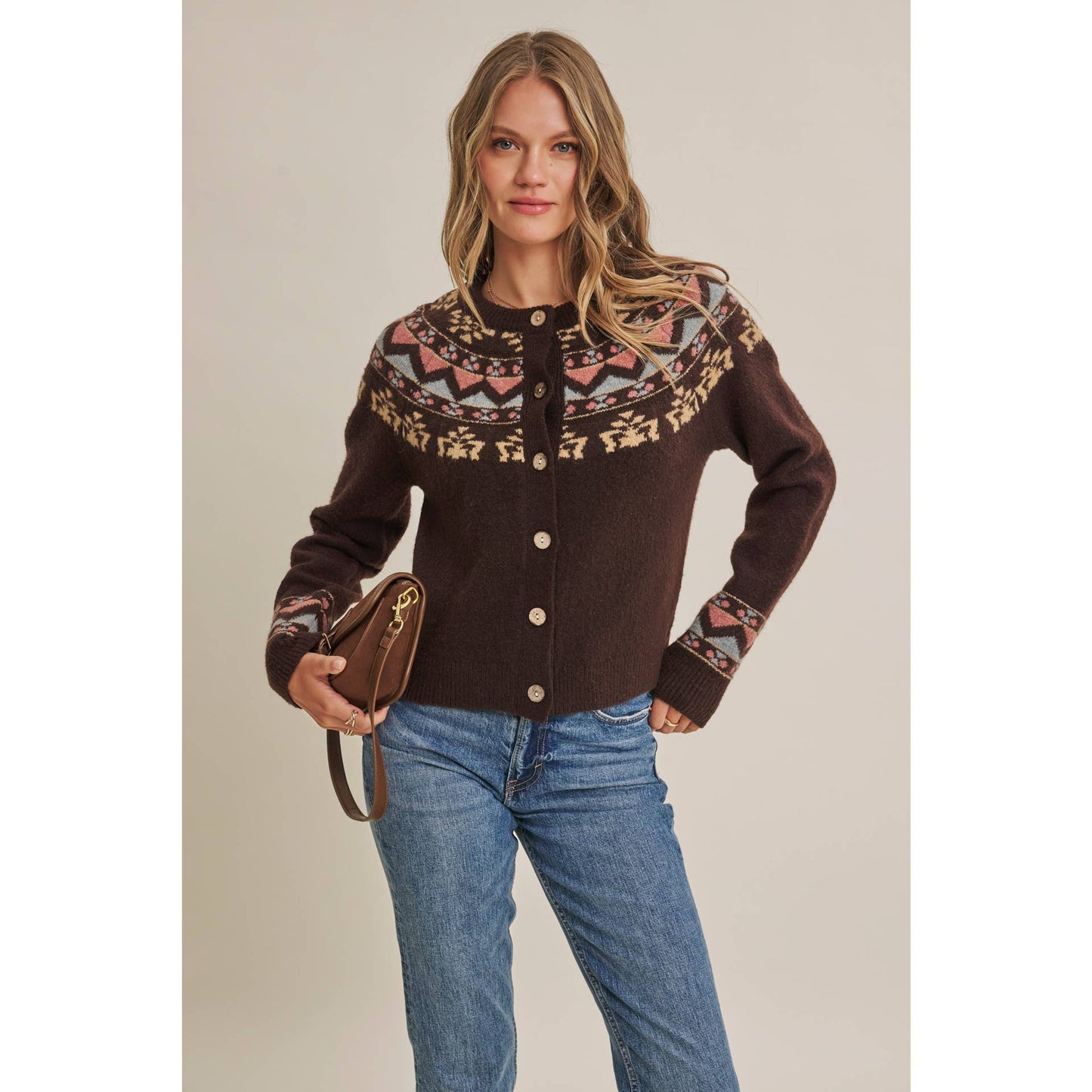 Fireside Nordic Inspired Cardigan Sweater