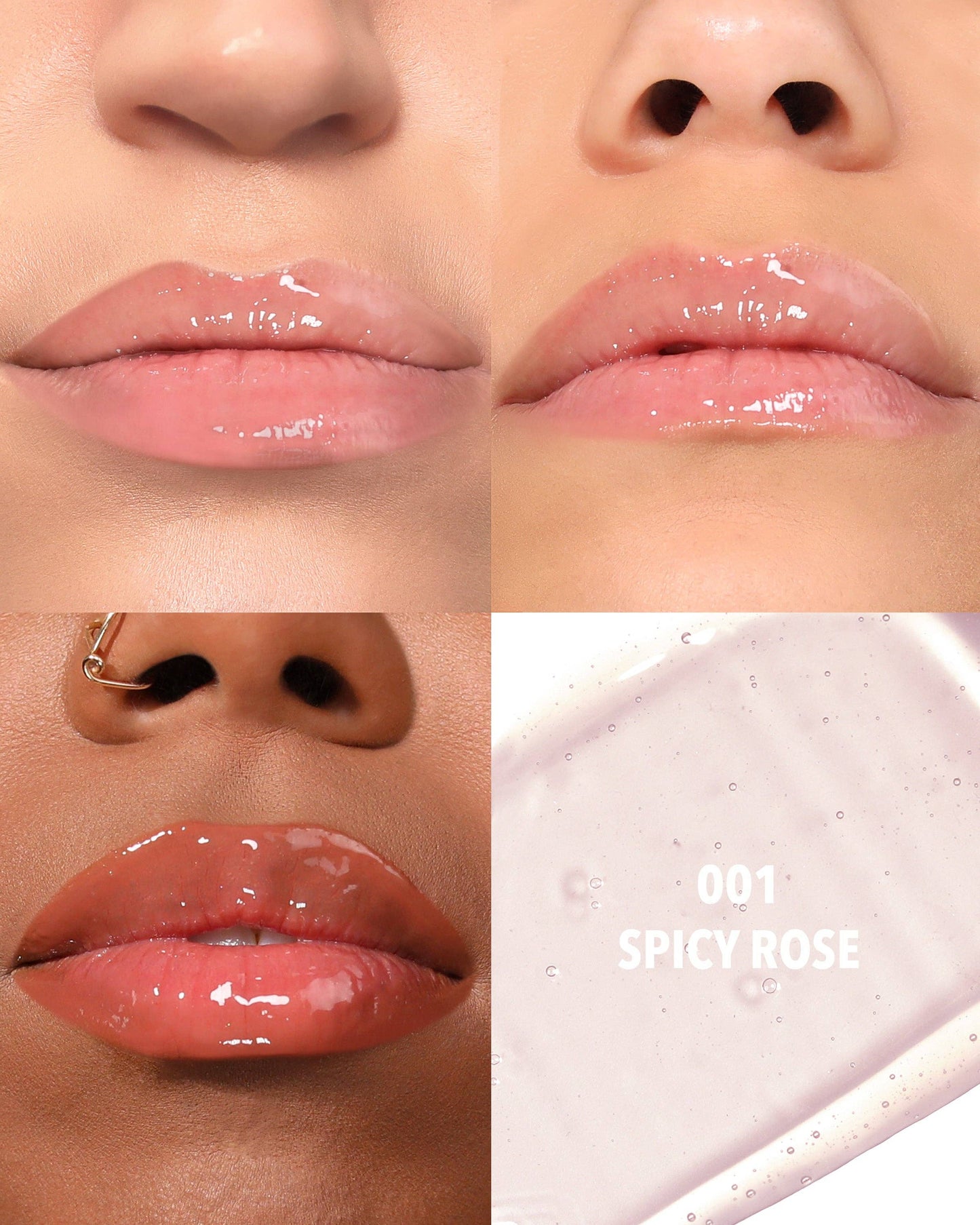 Lip Glaze Oil Plumper - Spicy Rose