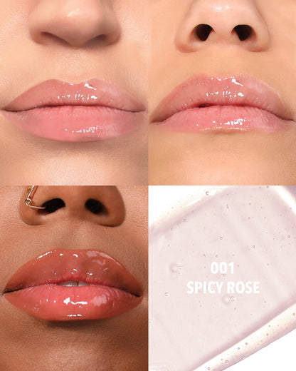 Lip Glaze Oil Plumper - Spicy Rose